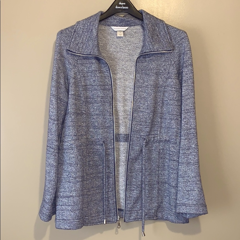 Christopher Banks Metallic Thread Jacket